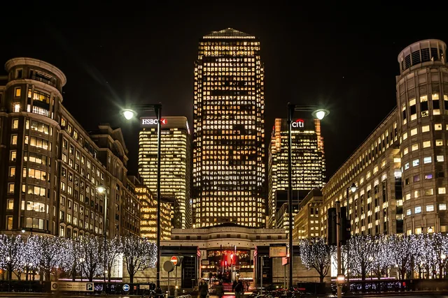 city, building, night view, canary wharf, office building complex, london borough of tower hamlets, skyline, tall, metropolis, office building exterior, city skyline, london, brown office, brown night, canary wharf, canary wharf, canary wharf, canary wharf, canary wharf. Customer data platform costs: UK regional labour rates